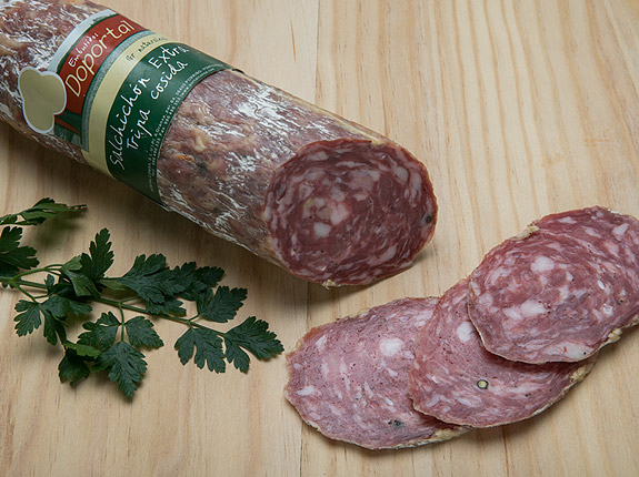 Salchichn Extra (tripa cosida)
